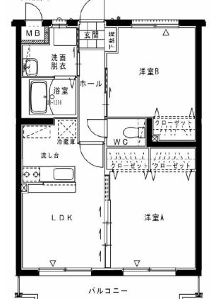 ユーミーパブロ　（日向市　財光寺）＜２LDK＞202号室