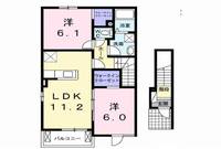 シェーネA　（日向市　日知屋）＜2LDK＞