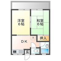 日豊コーポ（門川町）＜2DK＞の間取り図