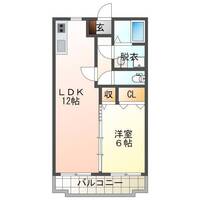 MS桜小路 （延岡市　桜小路） ＜1LDK＞の間取り図