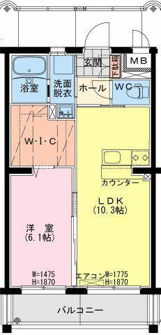 ナガエ　フィールド　(日向　財光寺）＜1LDK＞